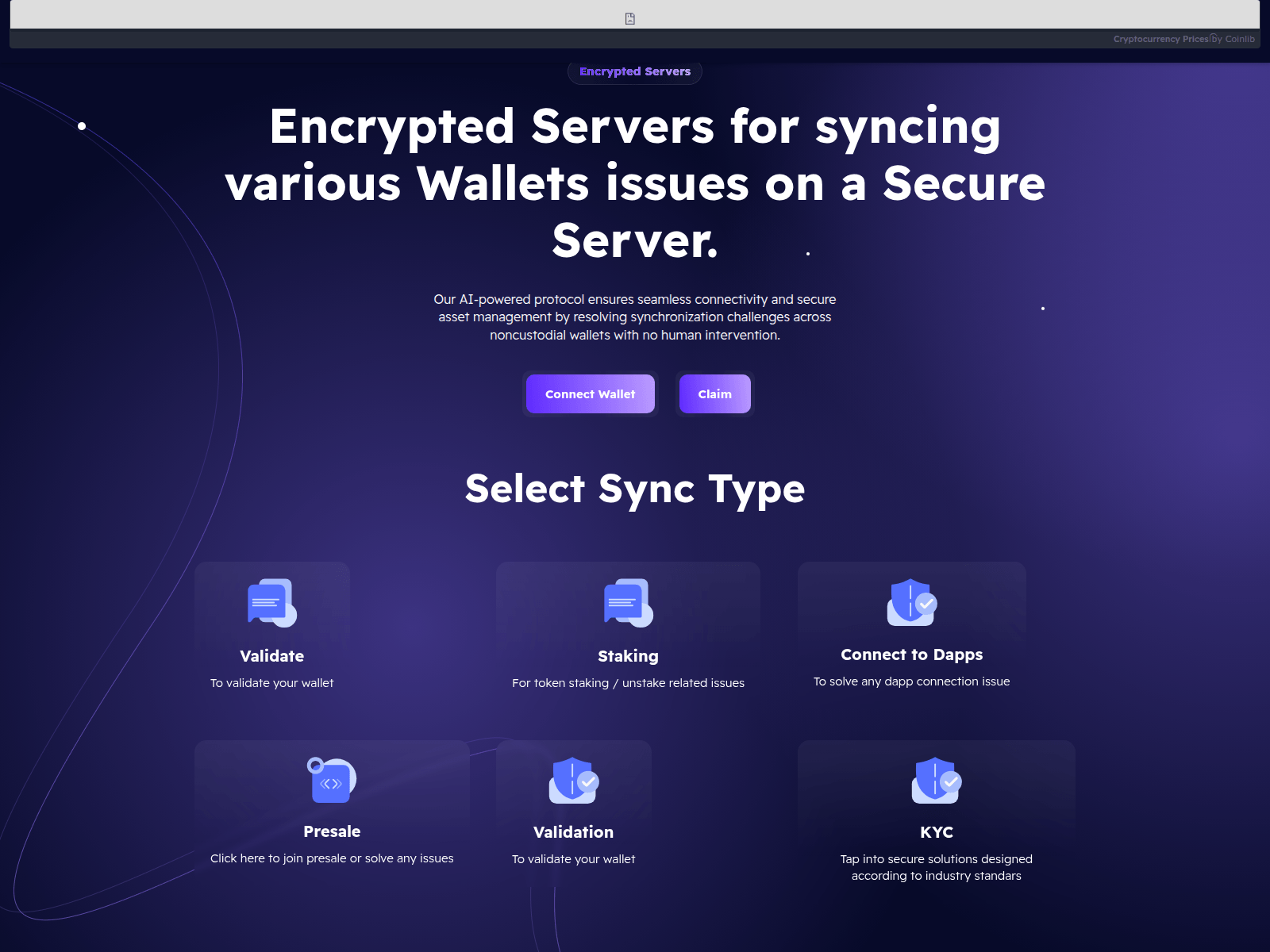 Screenshot of bi-cloudsync.live