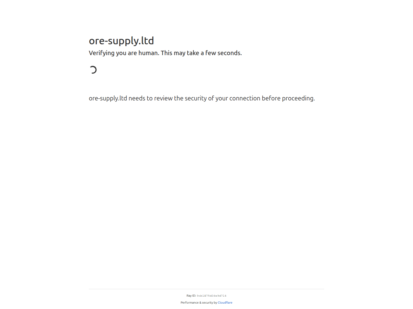 Screenshot of ore-supply.ltd