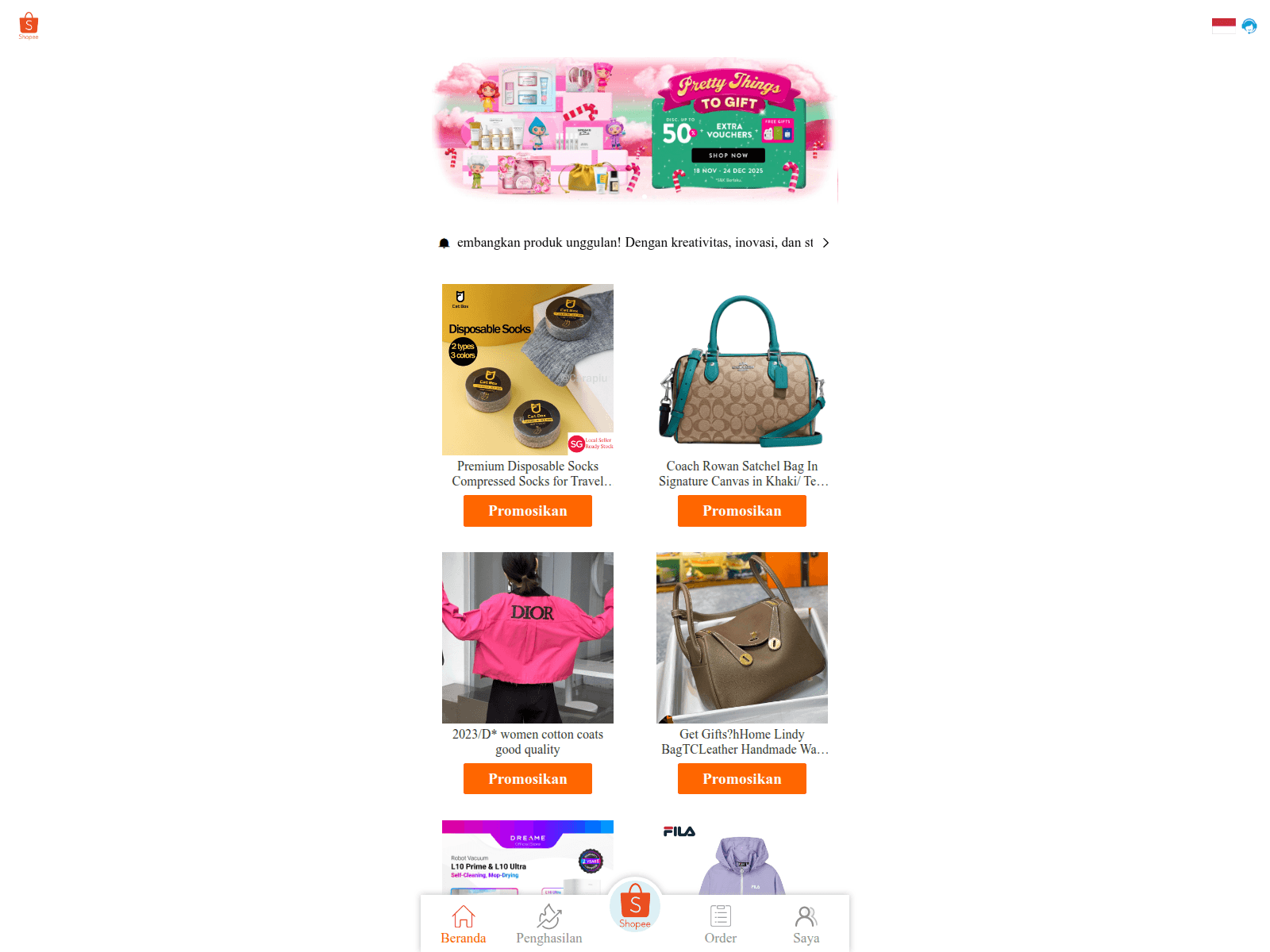 Screenshot of semuabisafreelanceinndo.com
