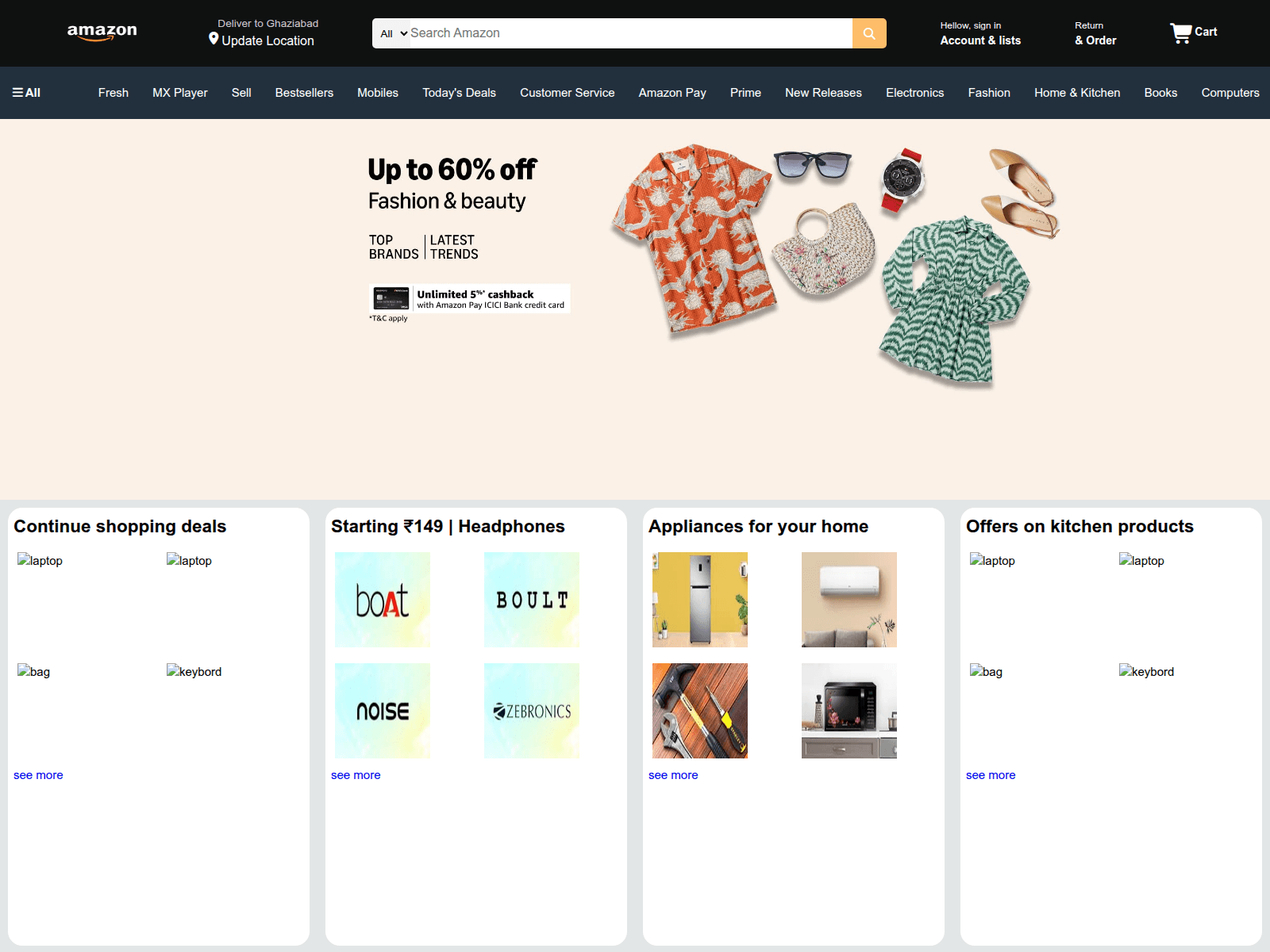 Screenshot of ritikpandey007.github.io