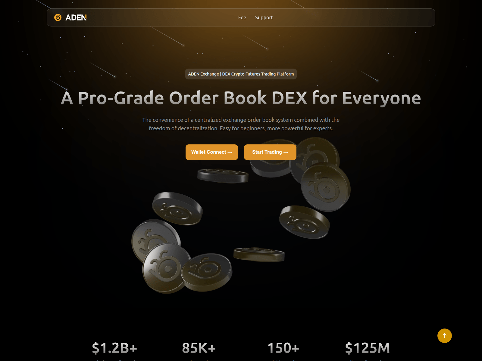 Screenshot of aden-io.com