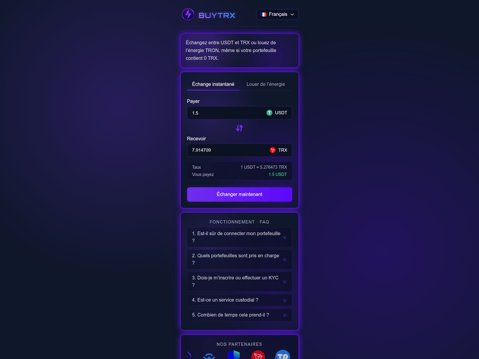 Screenshot of how-to.buy-tron.workers.dev