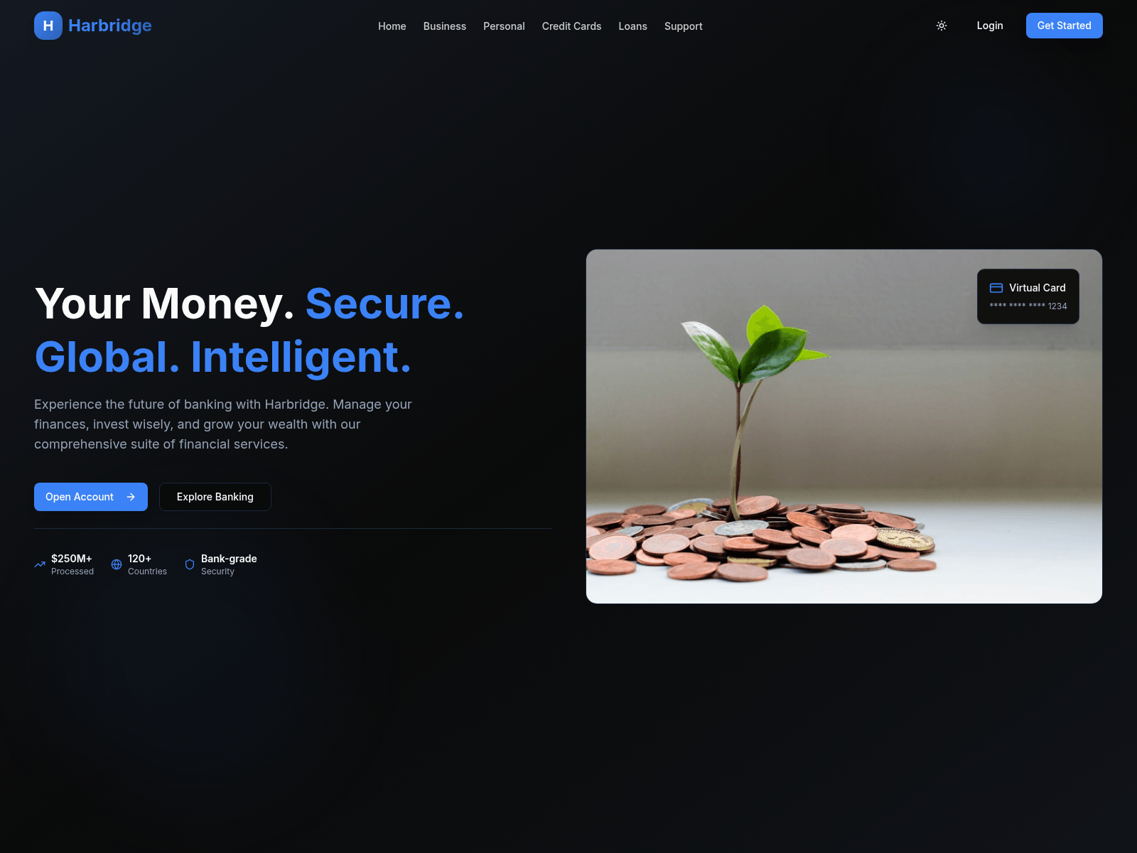 Screenshot of harbridge.online
