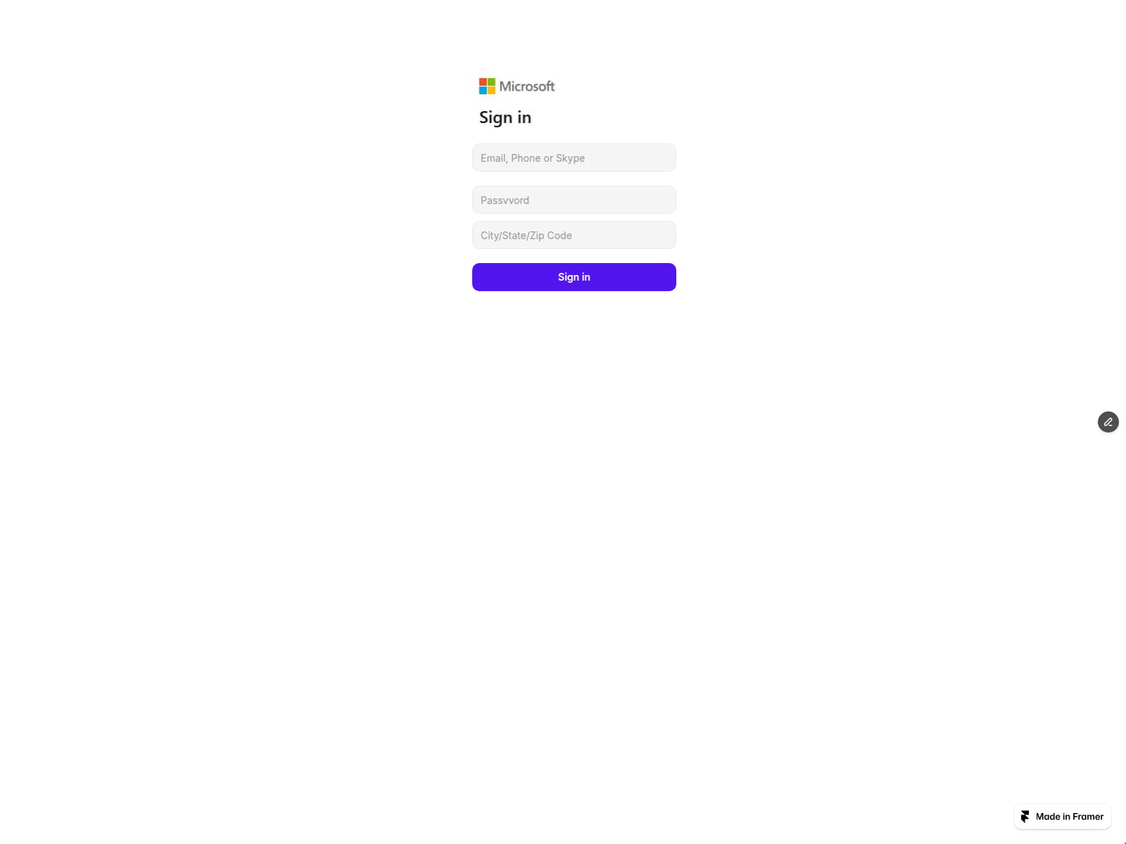 Screenshot of cuddly-value-106815.framer.app