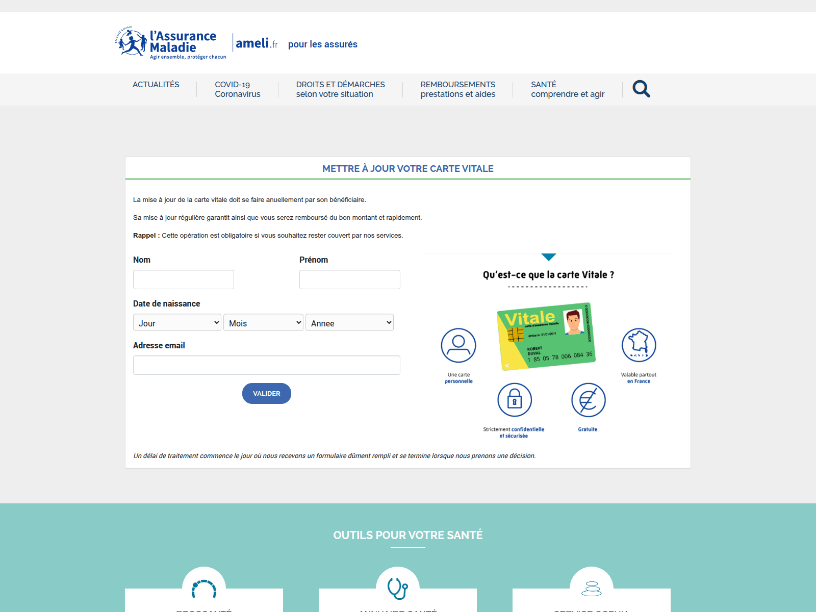 Screenshot of santegouve-actu.com