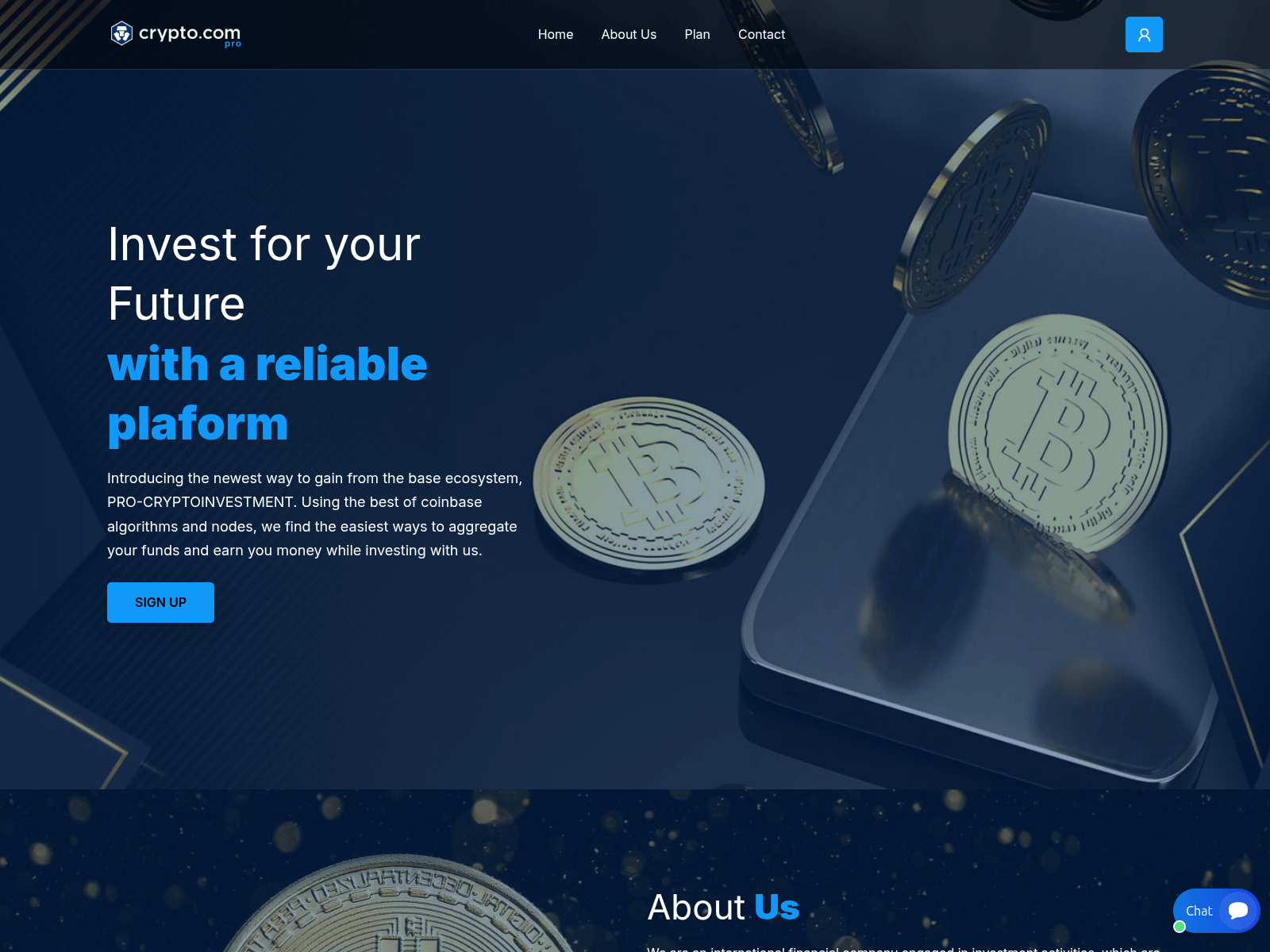 Screenshot of pro-cryptoinvestment.com