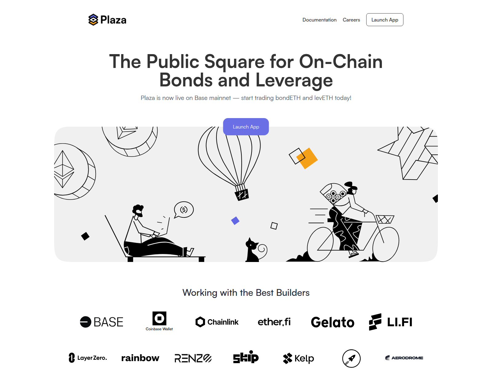 Screenshot of plaza.finance