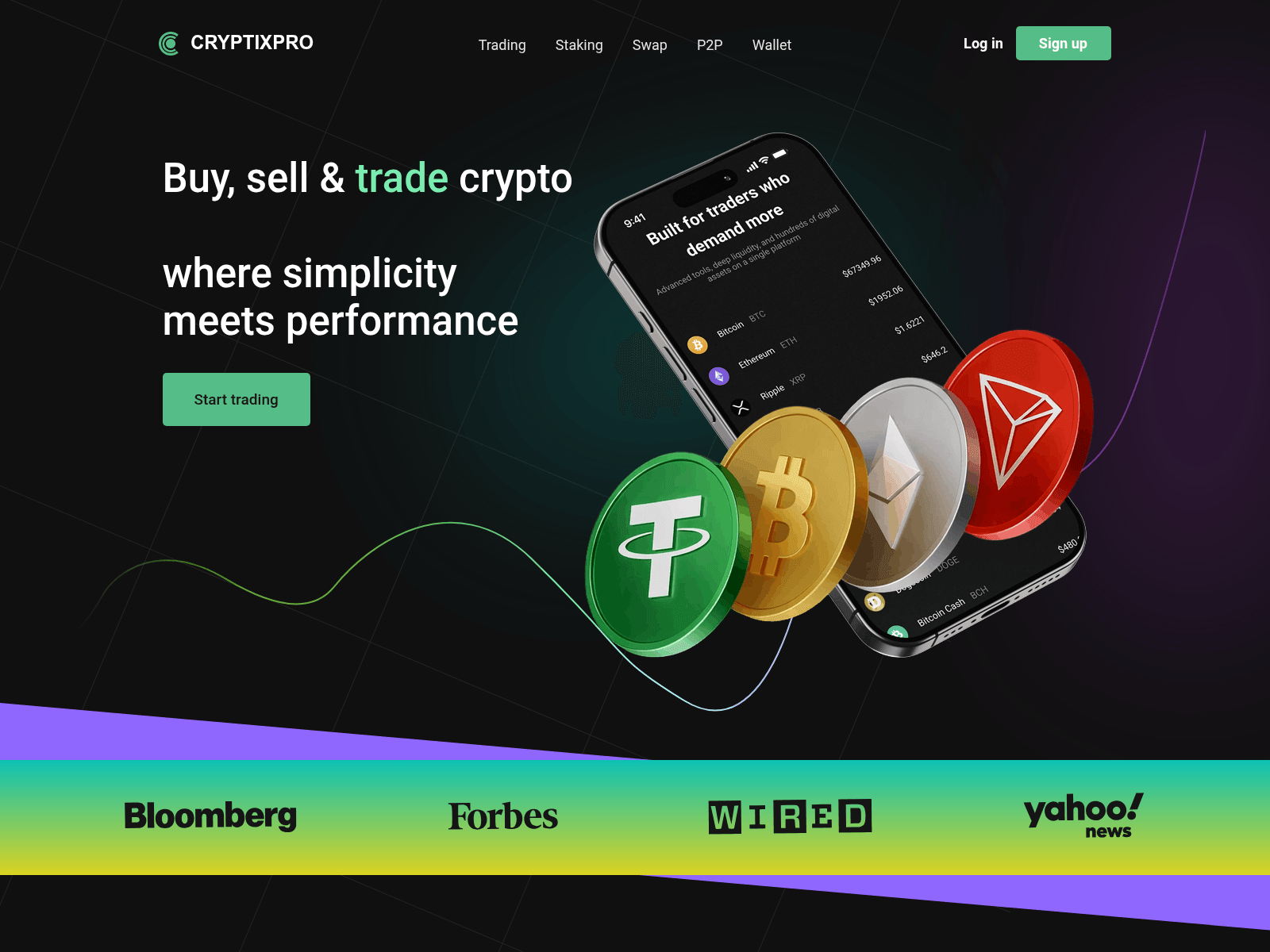 Screenshot of cryptixpro.com