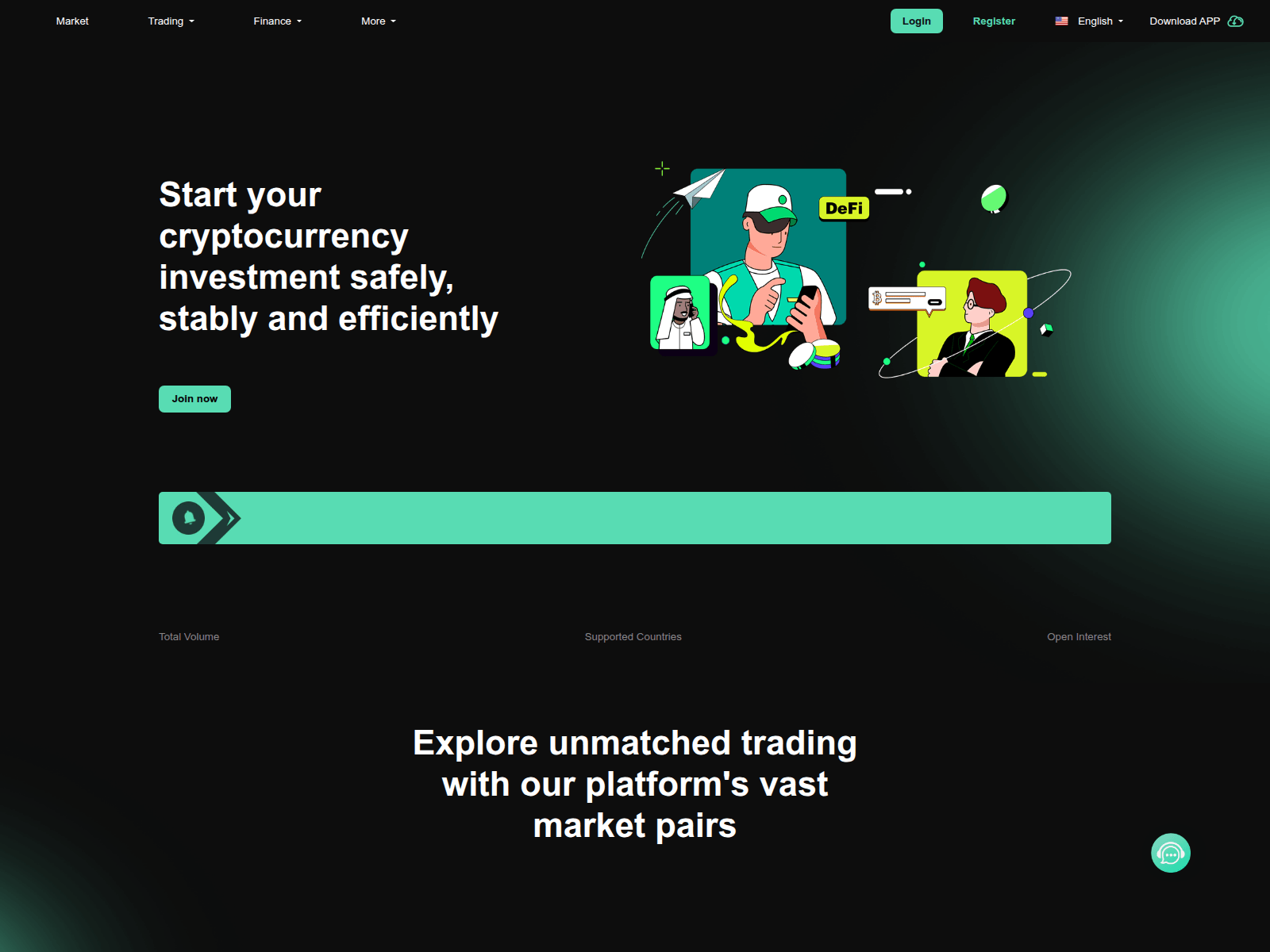 Screenshot of qexbit.org