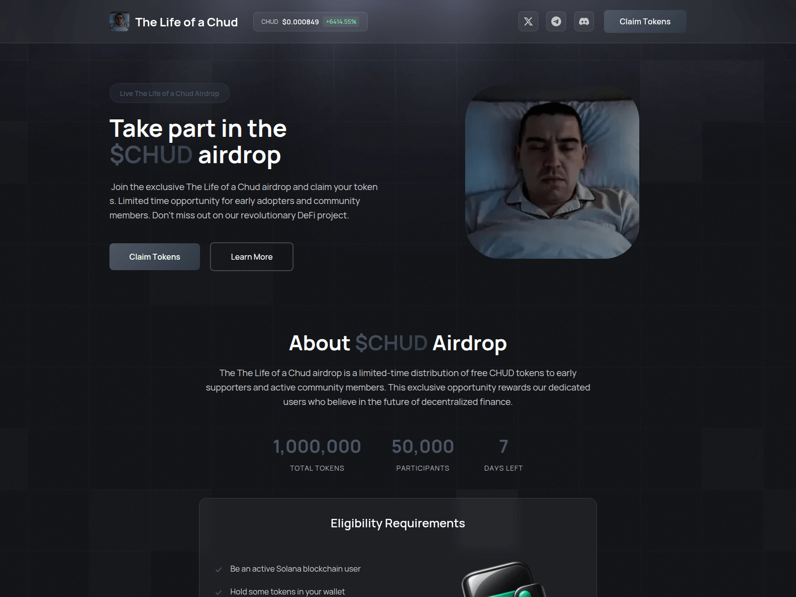 Screenshot of join-chud.fun