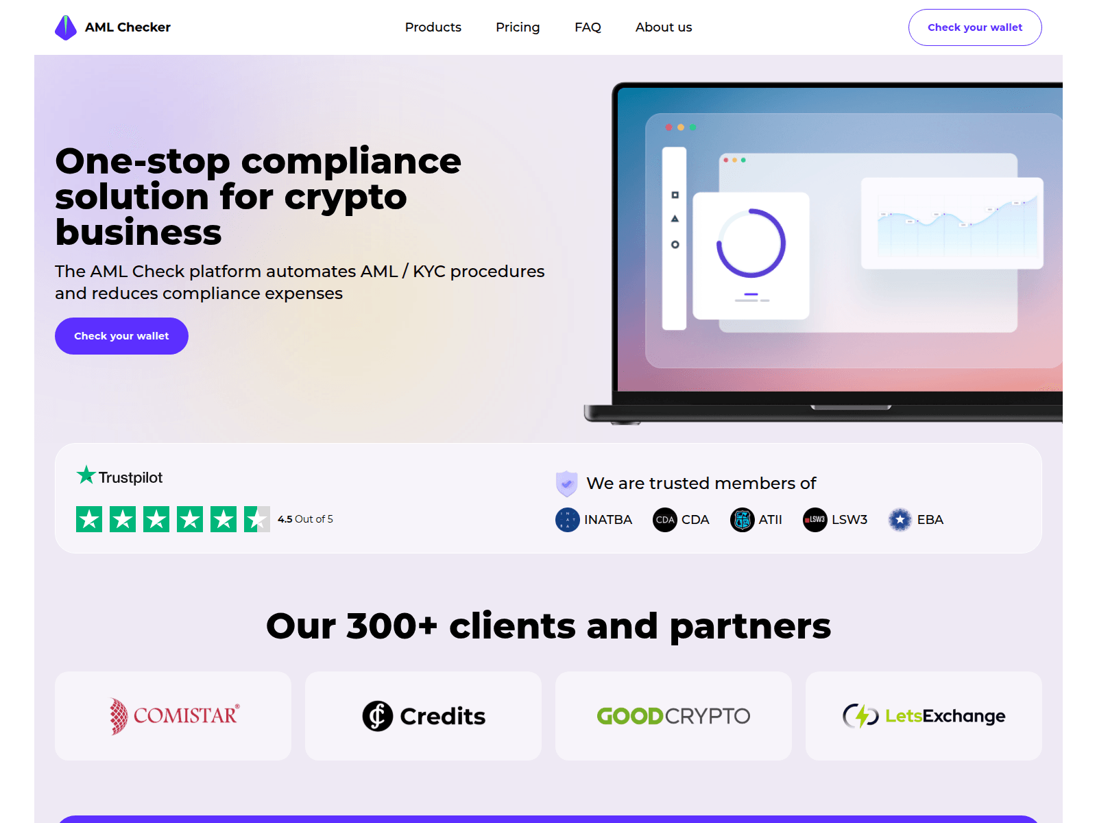 Screenshot of aml-checker.co
