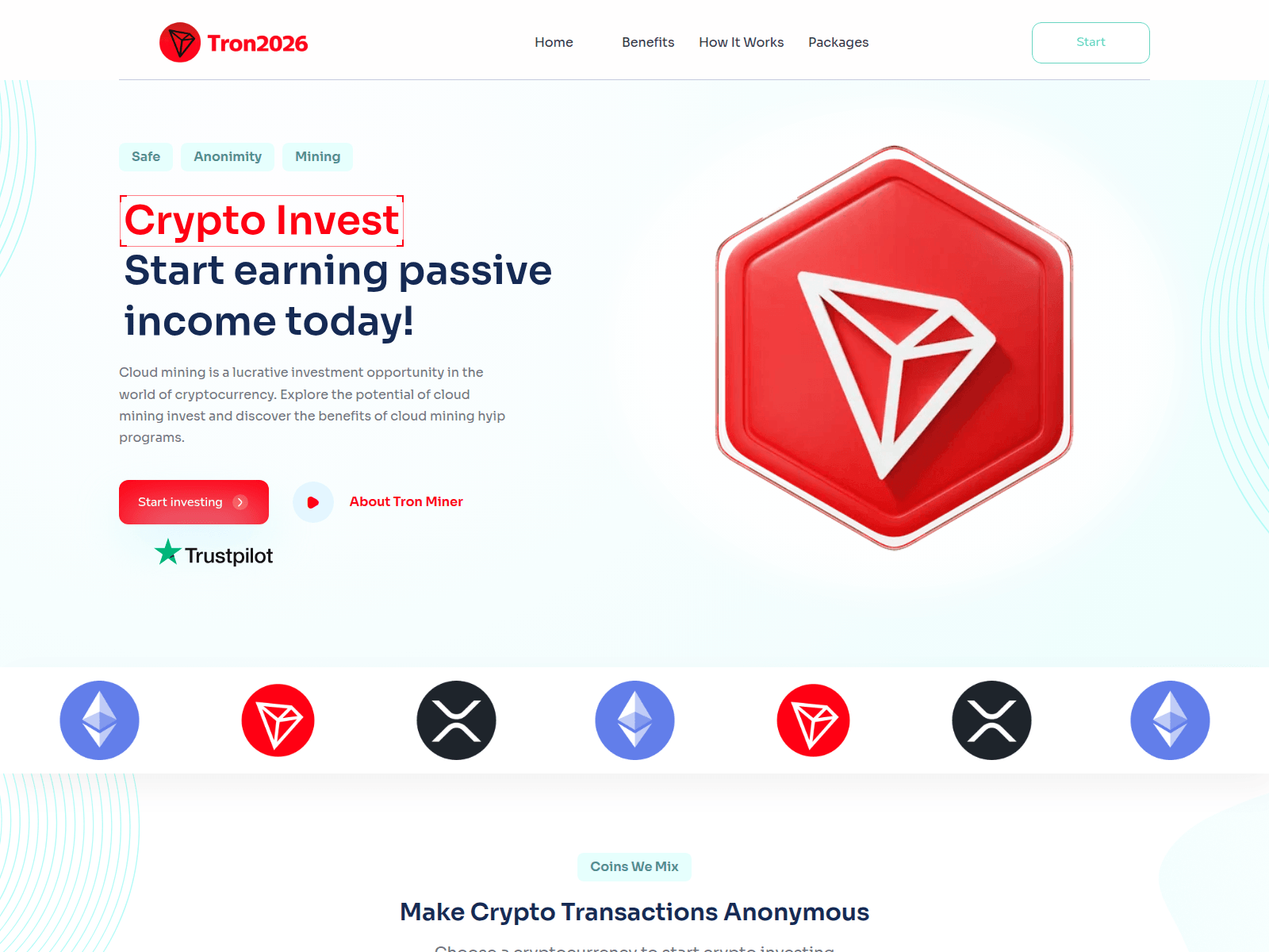 Screenshot of tron2026.site