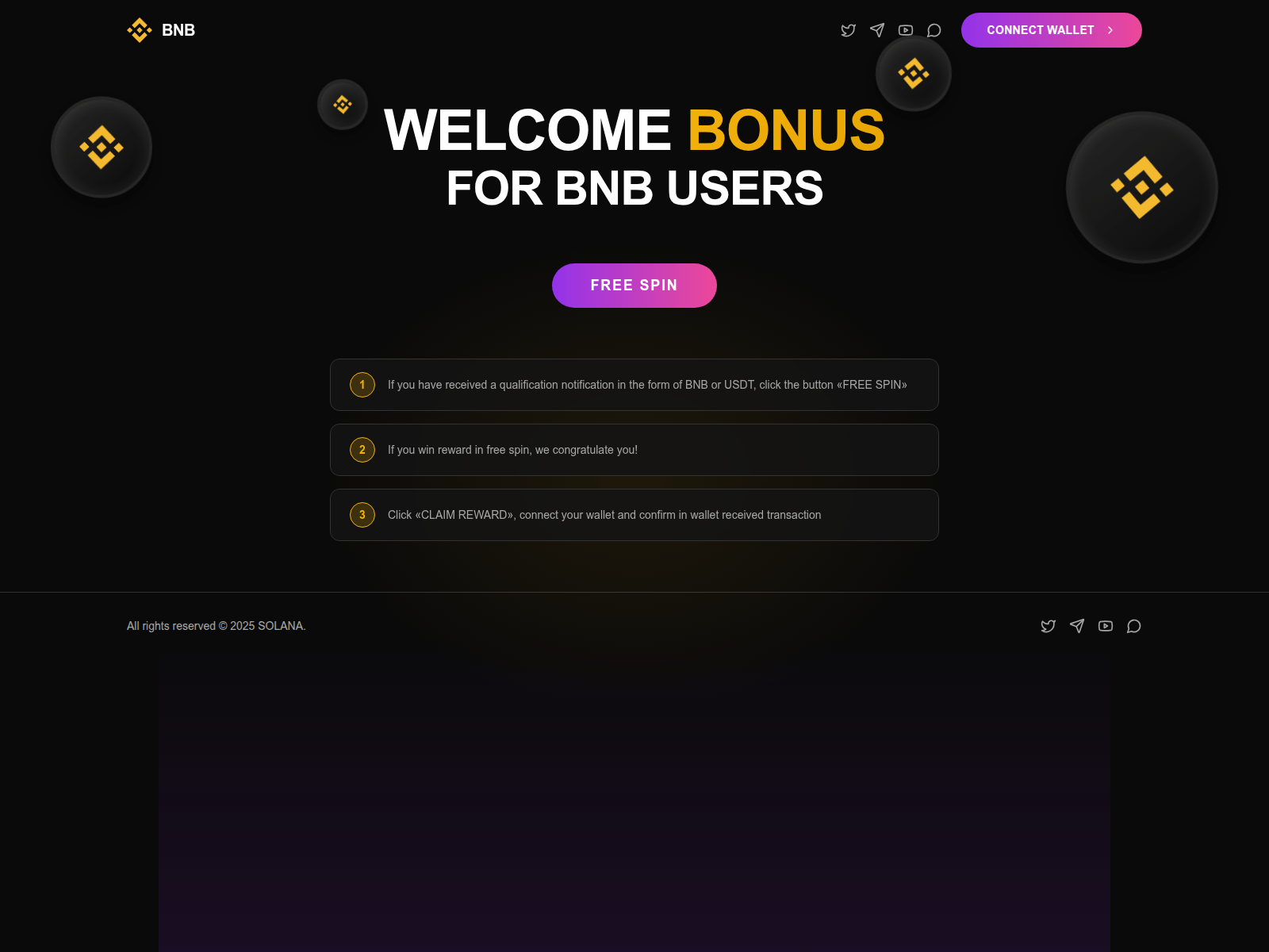 Screenshot of bnbprize.space