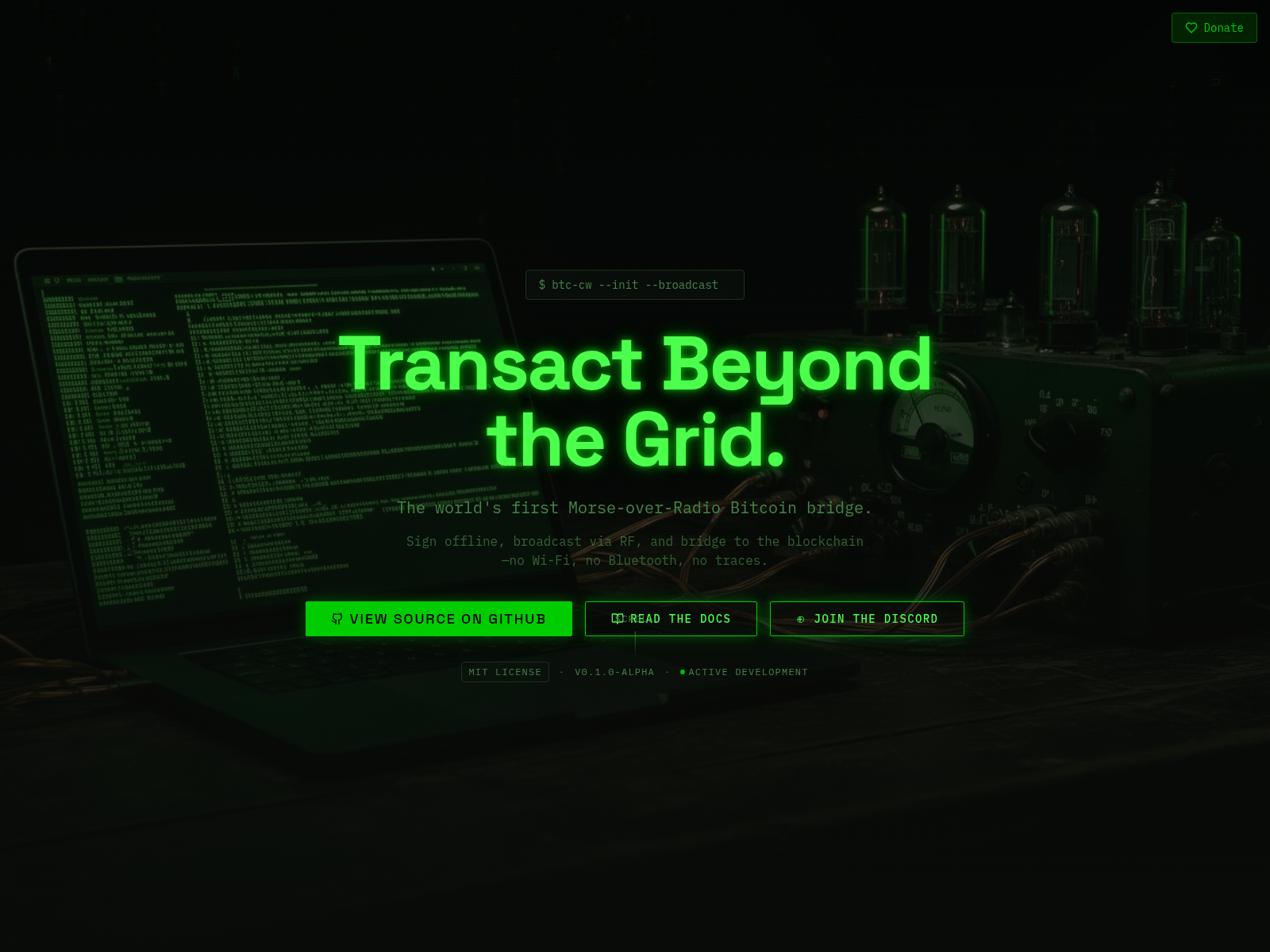 Screenshot of btc-cw.org