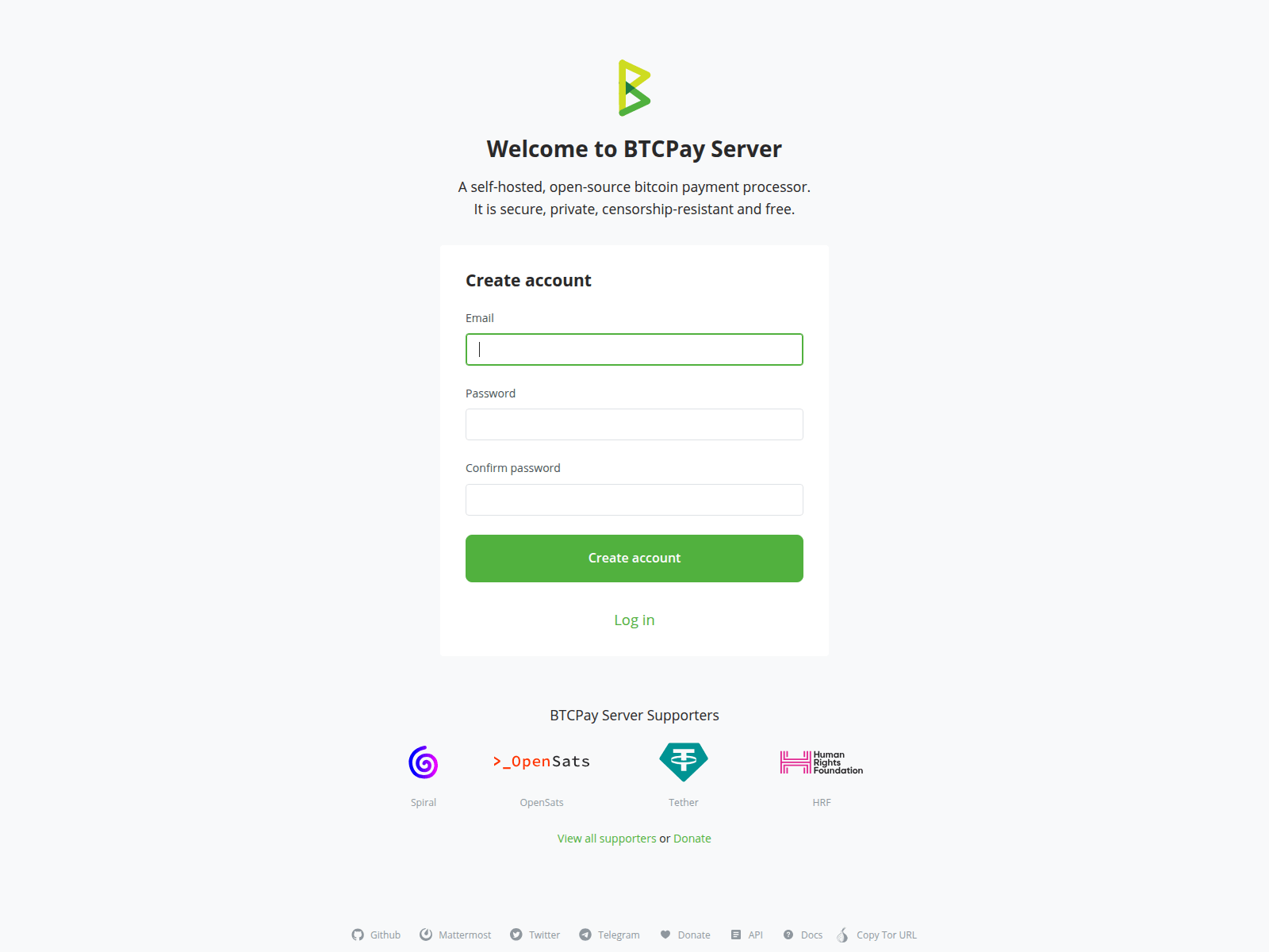 Screenshot of btcpay.8fc39ee4fe65db9a955a.online