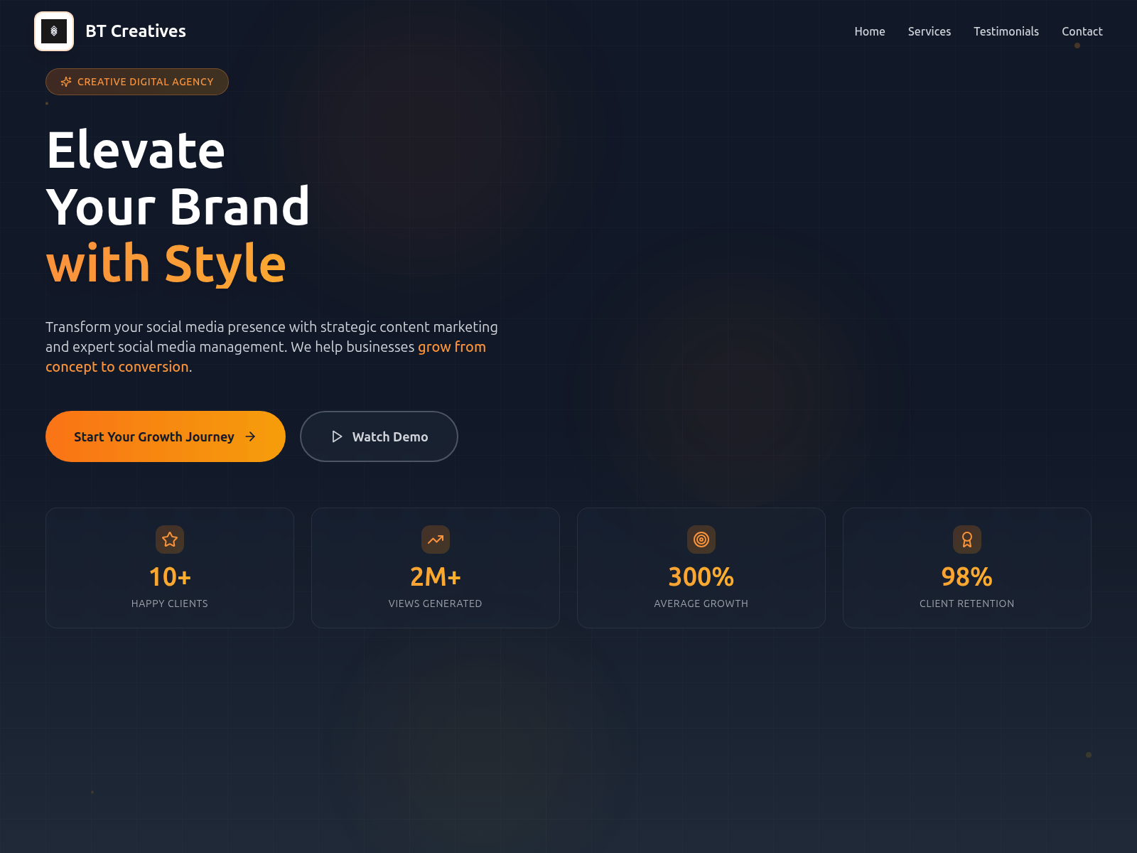 Screenshot of btcreatives.site