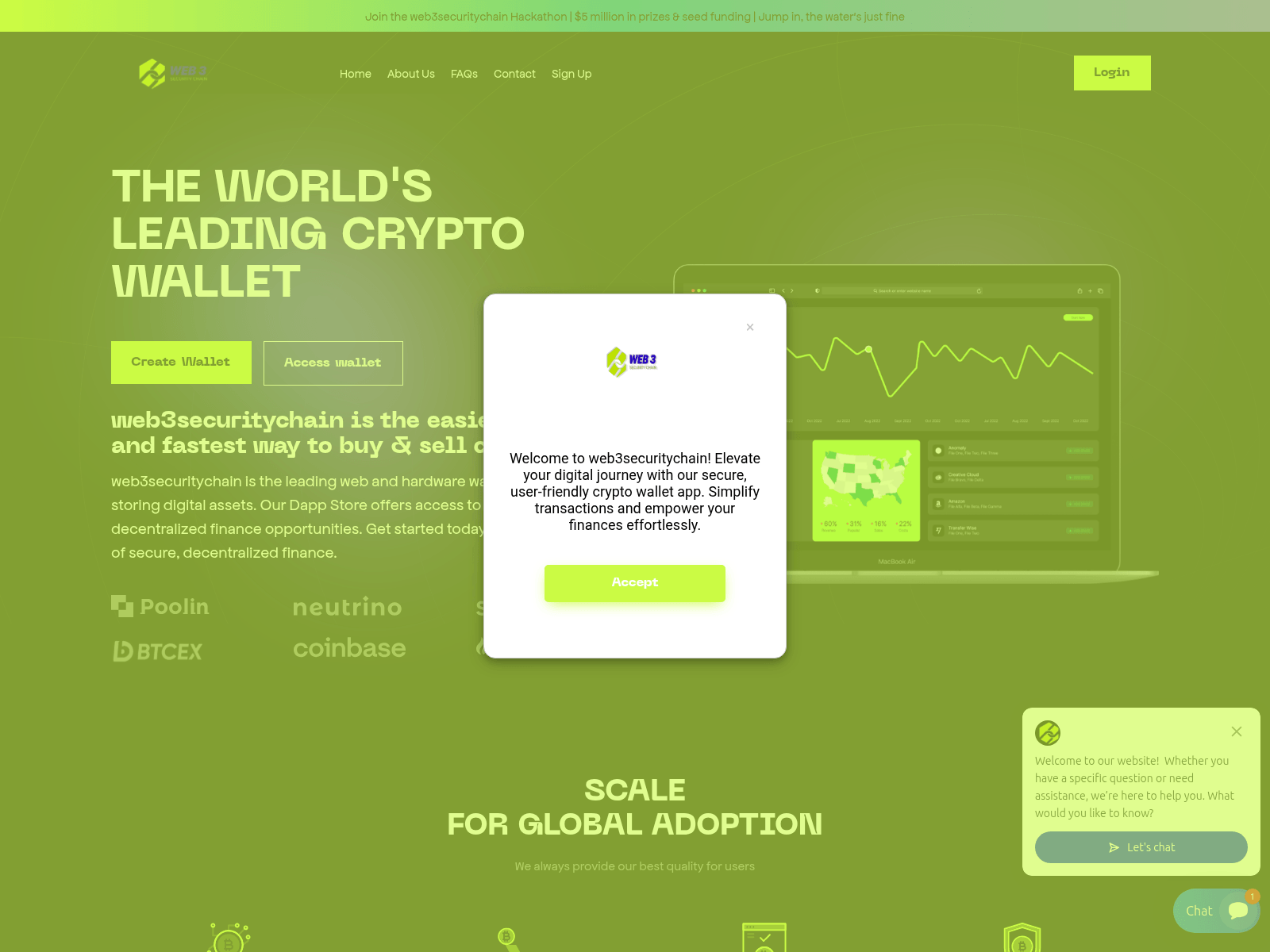 Screenshot of web3securitychain.com