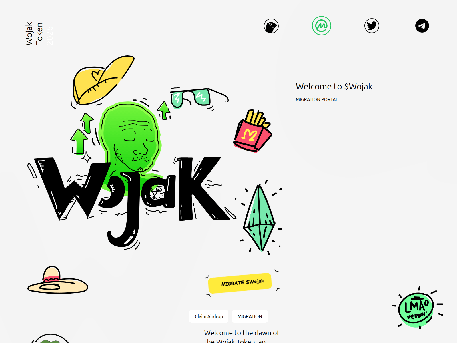 Screenshot of migration.wojakart.net