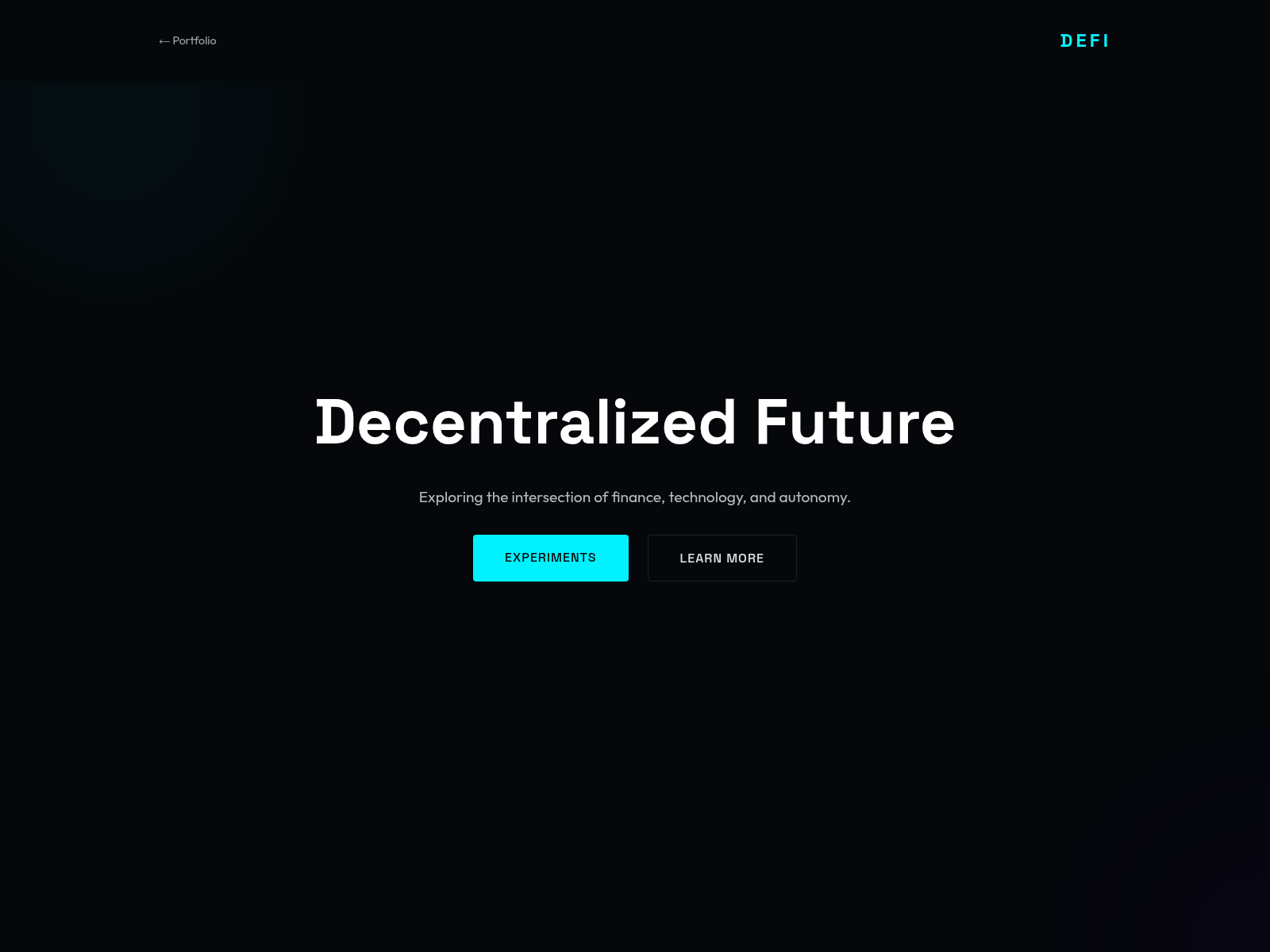 Screenshot of defi.emiliocalderon.xyz