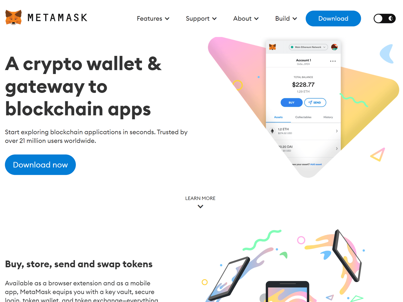Screenshot of metiiimask-extensio.webflow.io