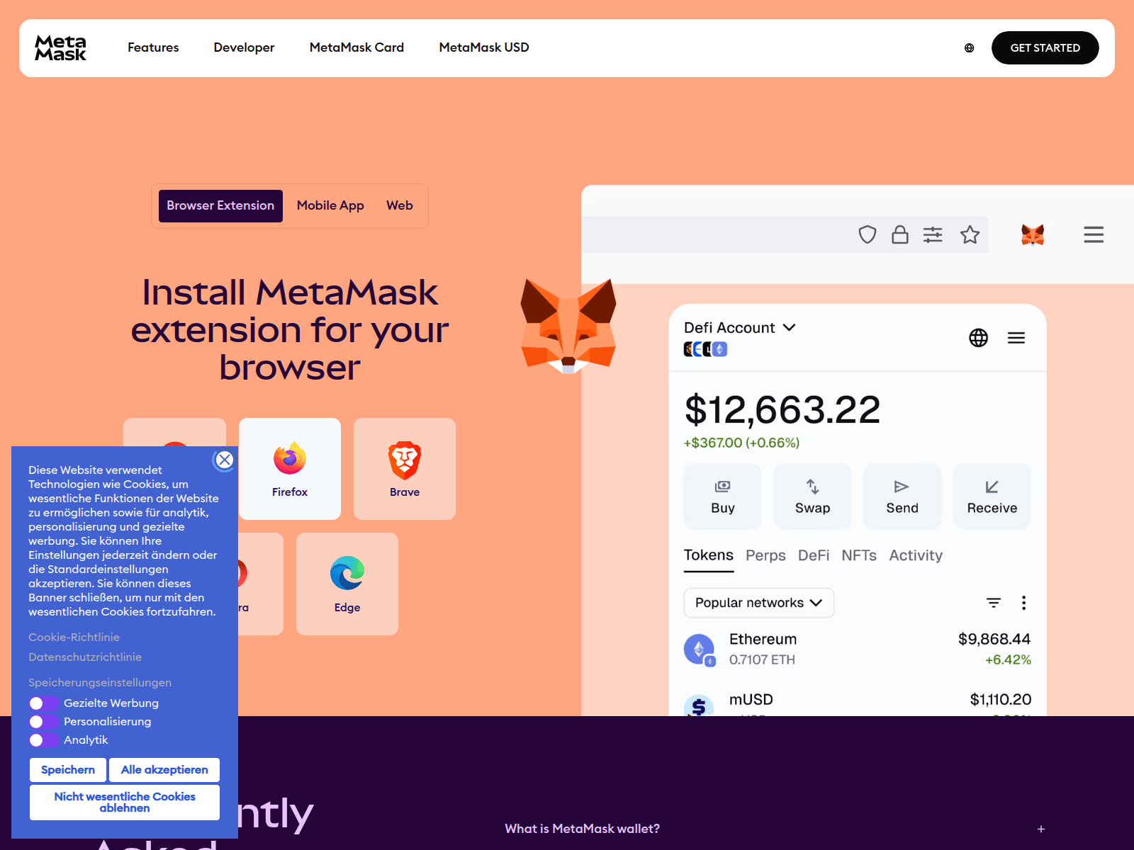 Screenshot of trustwallet.satoshimobile.health