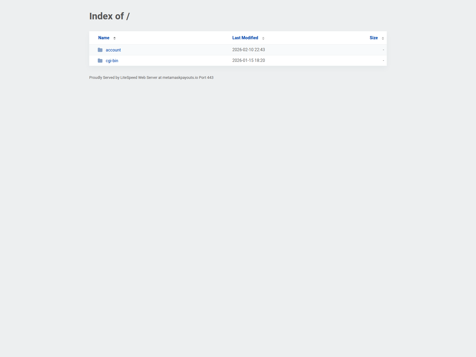 Screenshot of metamaskpayouts.io