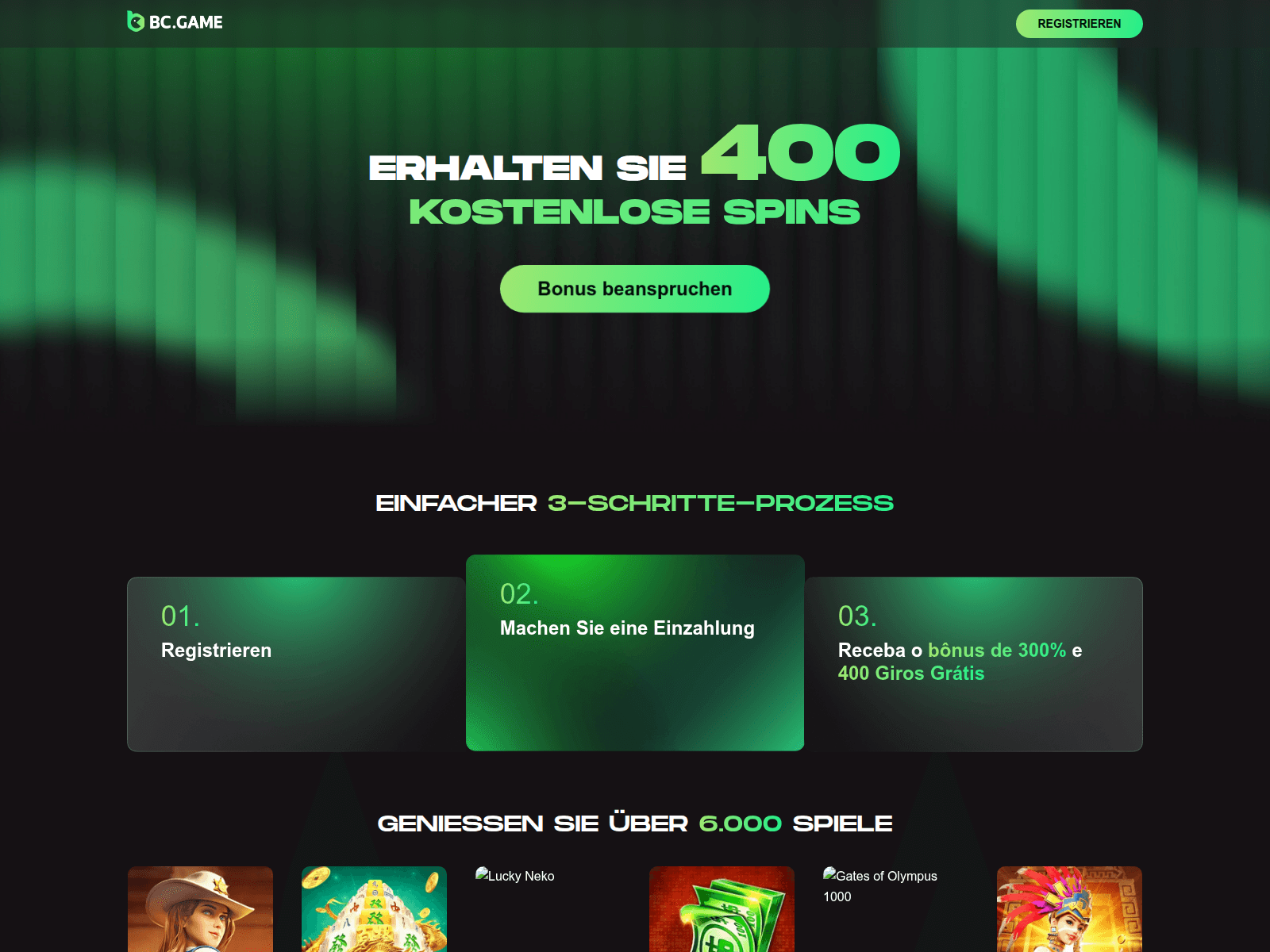 Screenshot of bcgame-freebet.com