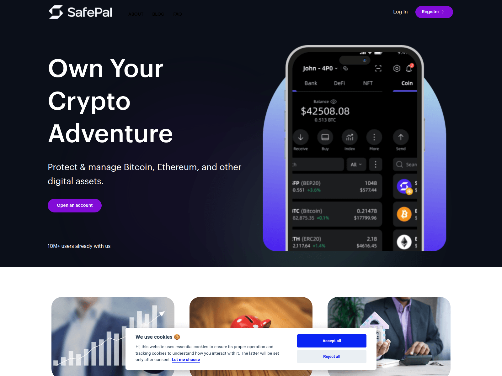 Screenshot of safepalportfolio.com