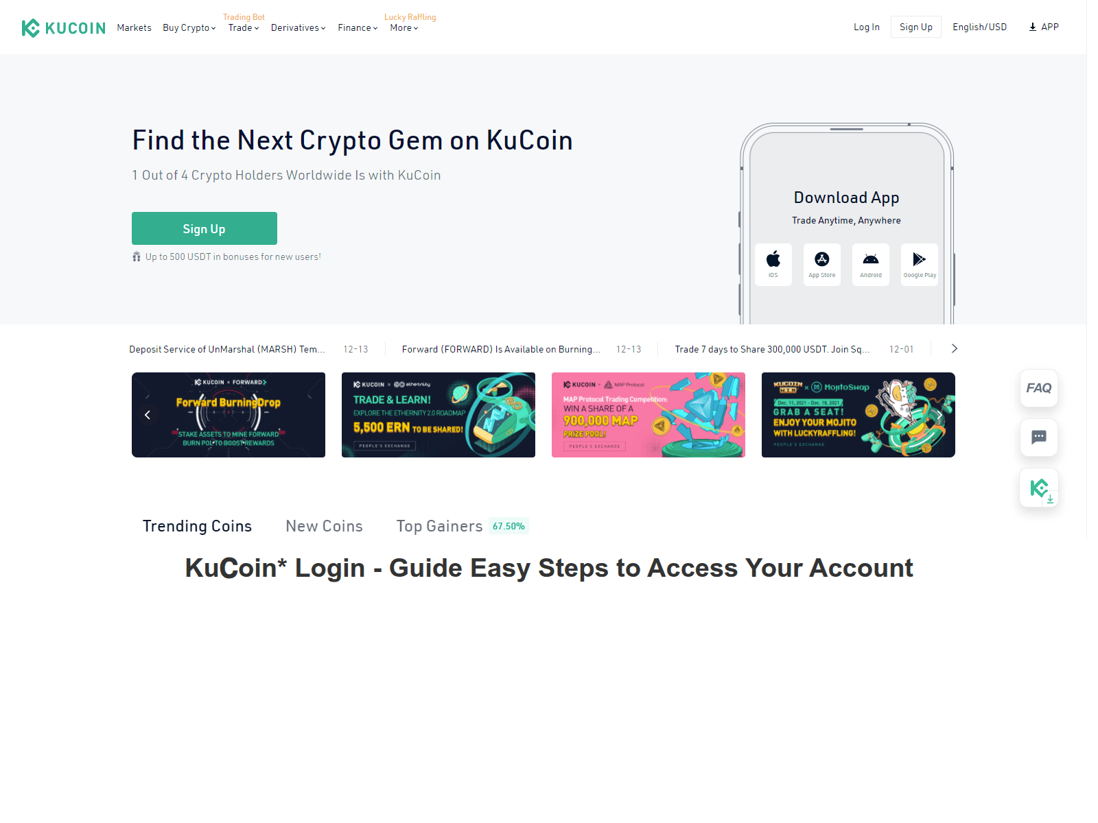 Screenshot of qcuoinlugin.webflow.io