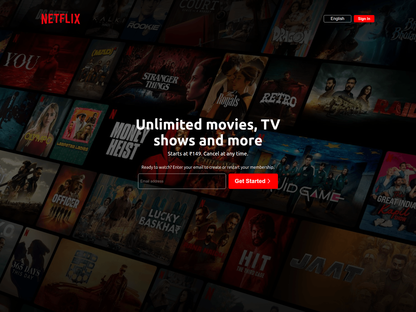 Screenshot of netflixpractice-sooty.vercel.app