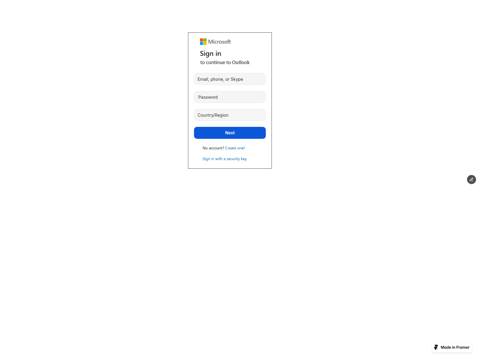 Screenshot of responsible-menu-490366.framer.app