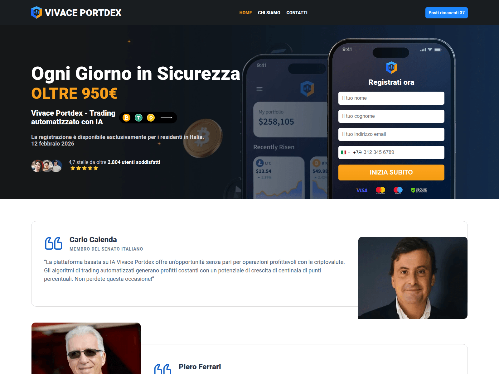 Screenshot of vivace-portdex.net