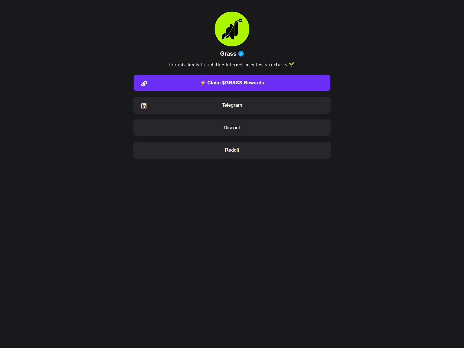 Screenshot of get.grass.cx/check