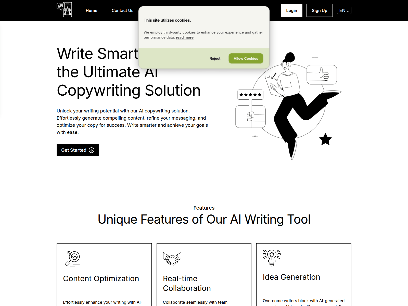Screenshot of tumindai.com