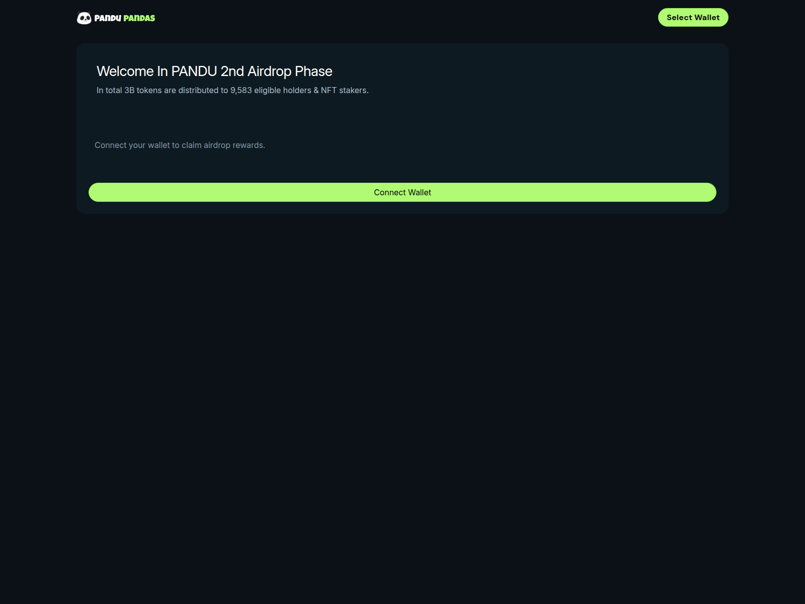 Screenshot of pandupanda.app