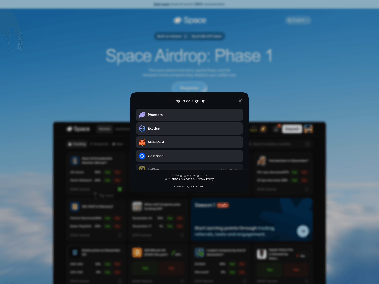 Screenshot of into-space.app
