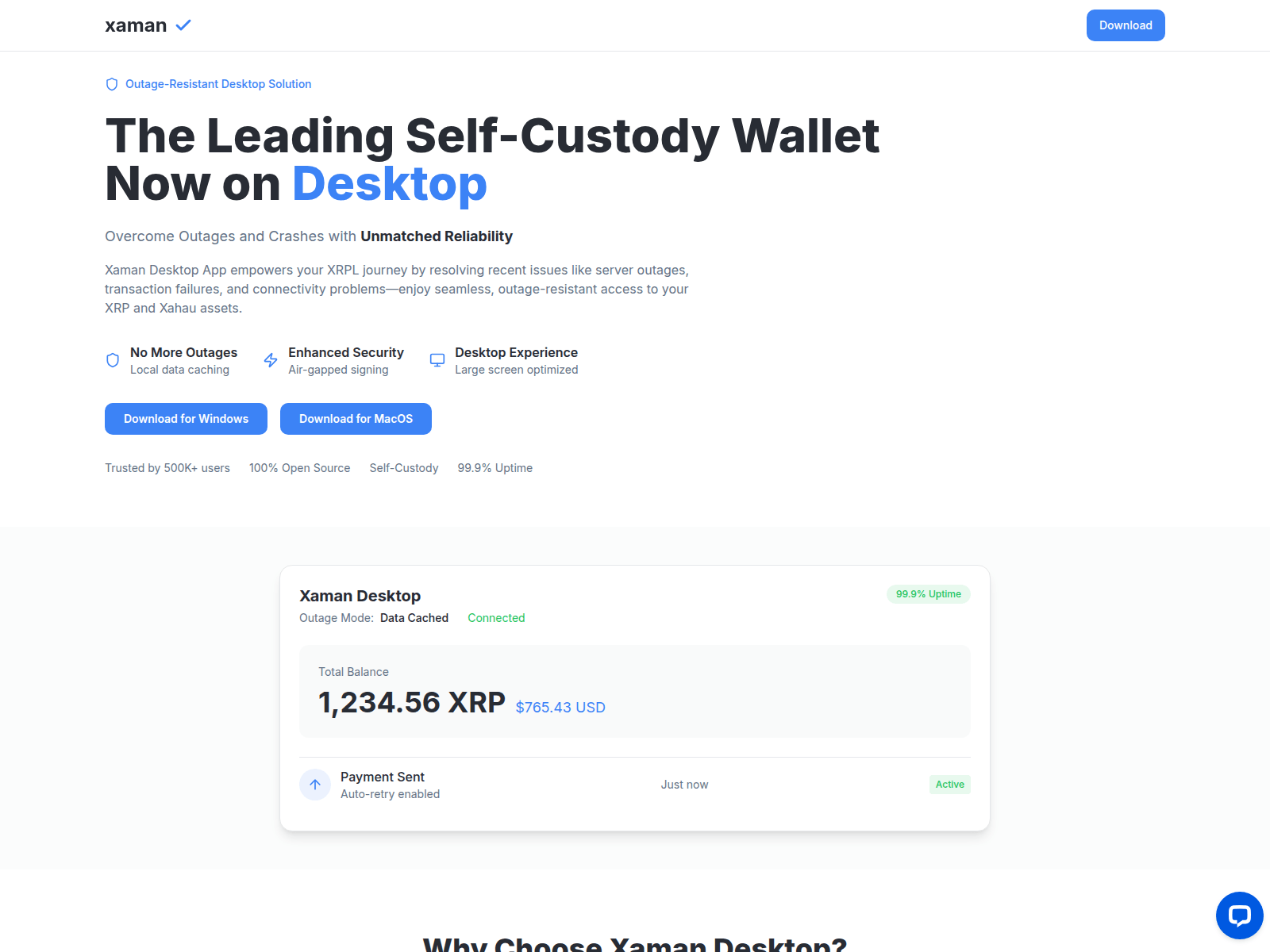 Screenshot of xamandesktops.app