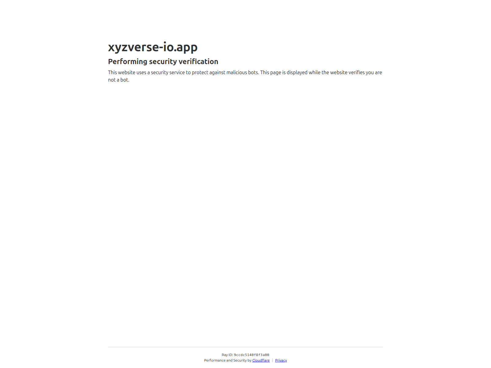 Screenshot of xyzverse-io.app