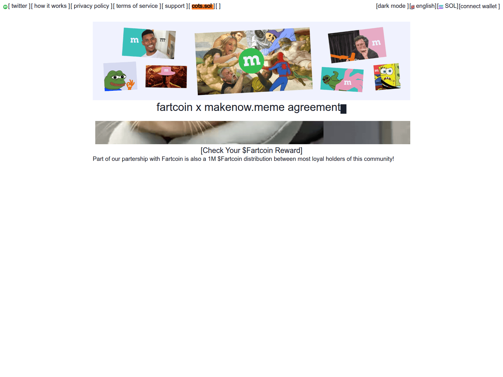 Screenshot of makenow-meme.app