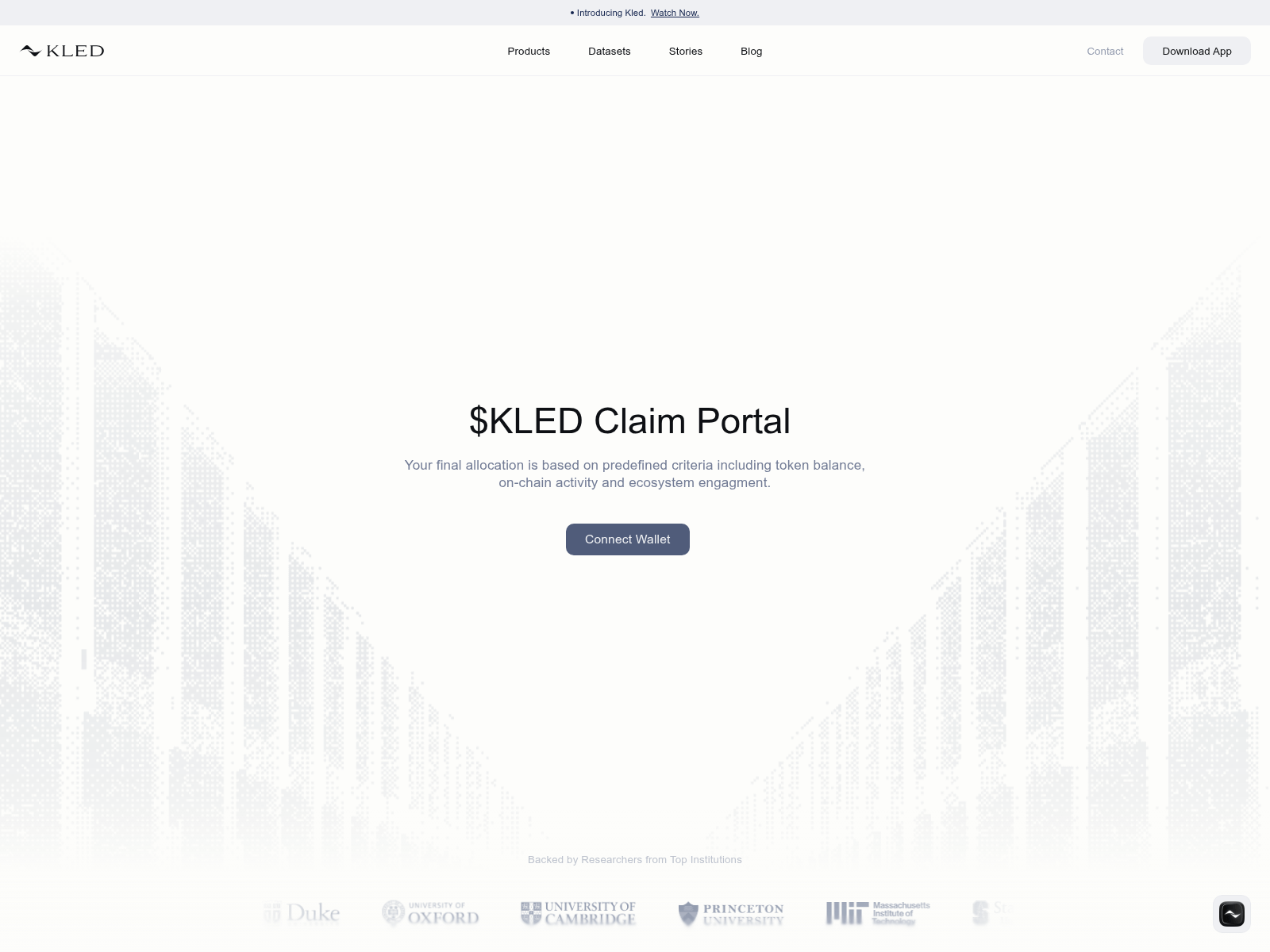 Screenshot of kledai.app