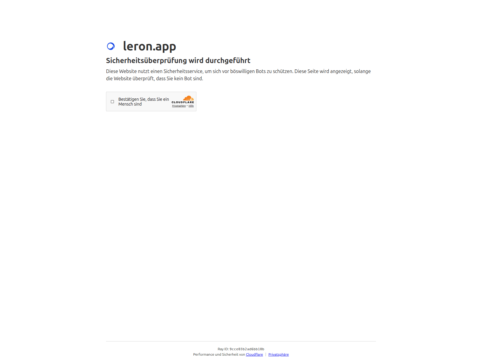 Screenshot of leron.app