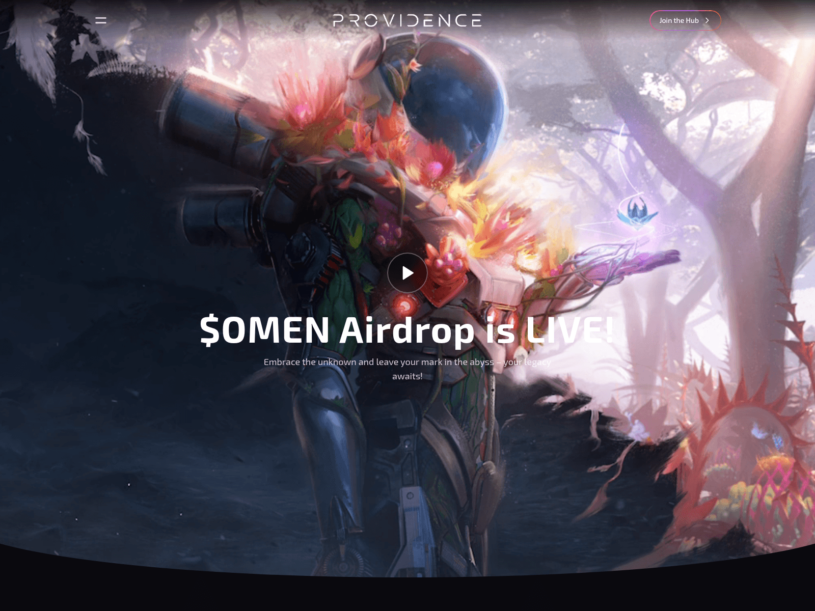 Screenshot of playprovidence.art