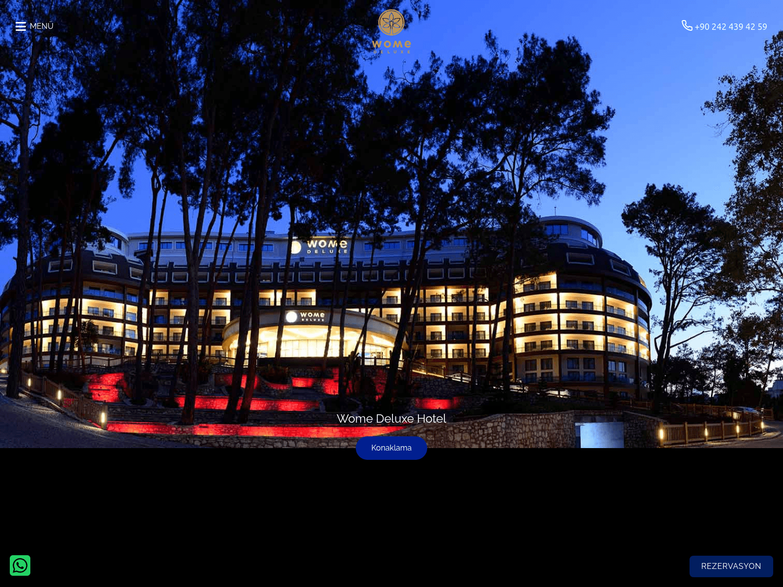 Screenshot of womeluxuryhotels.com