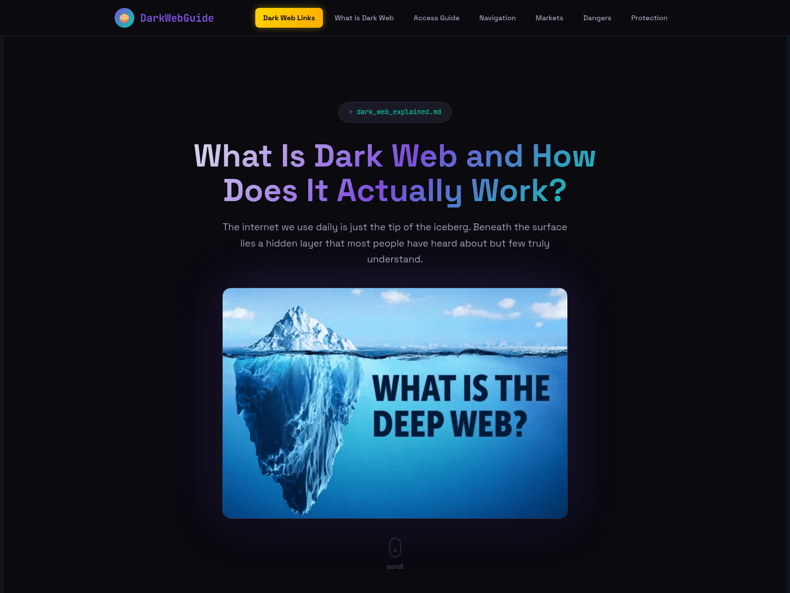 Screenshot of wiki2tor.com