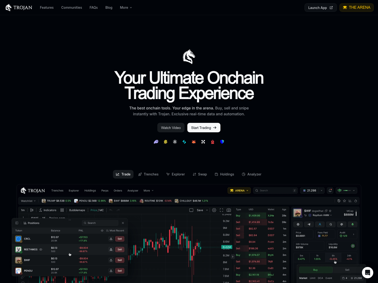 Screenshot of trojna.com