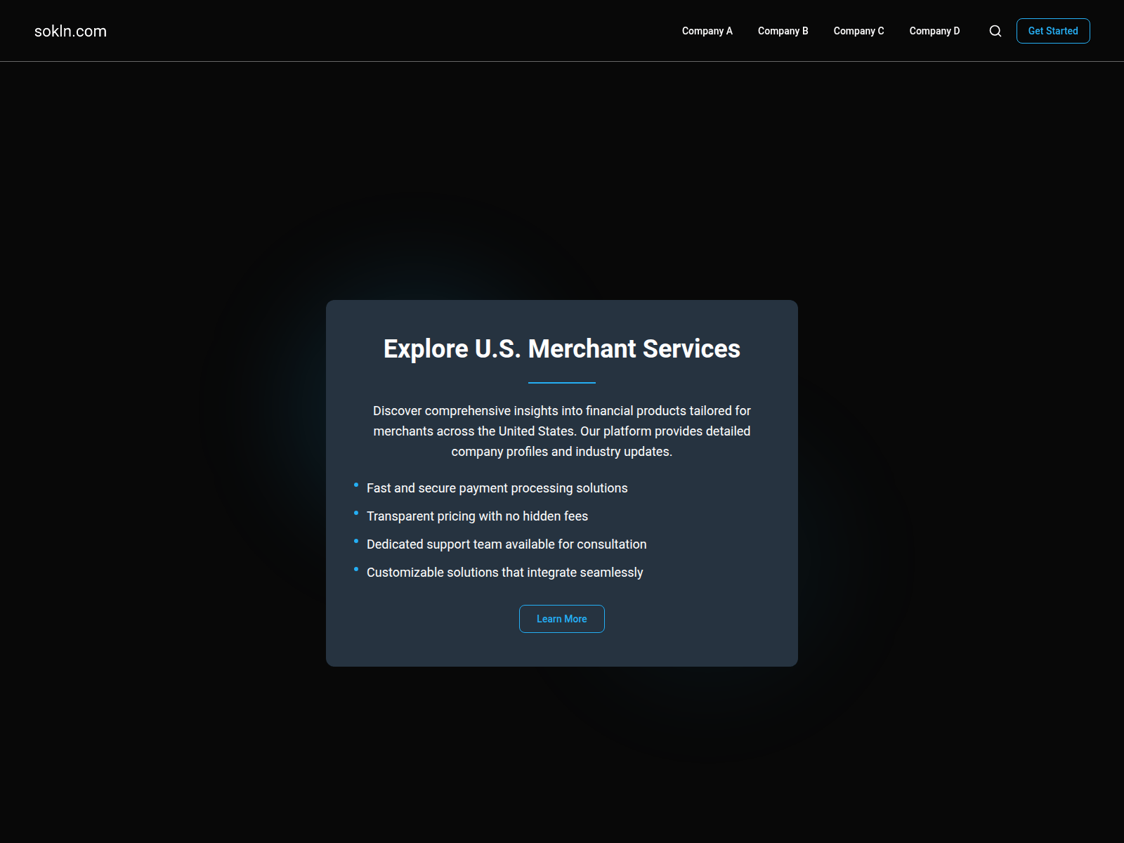 Screenshot of sokln.com
