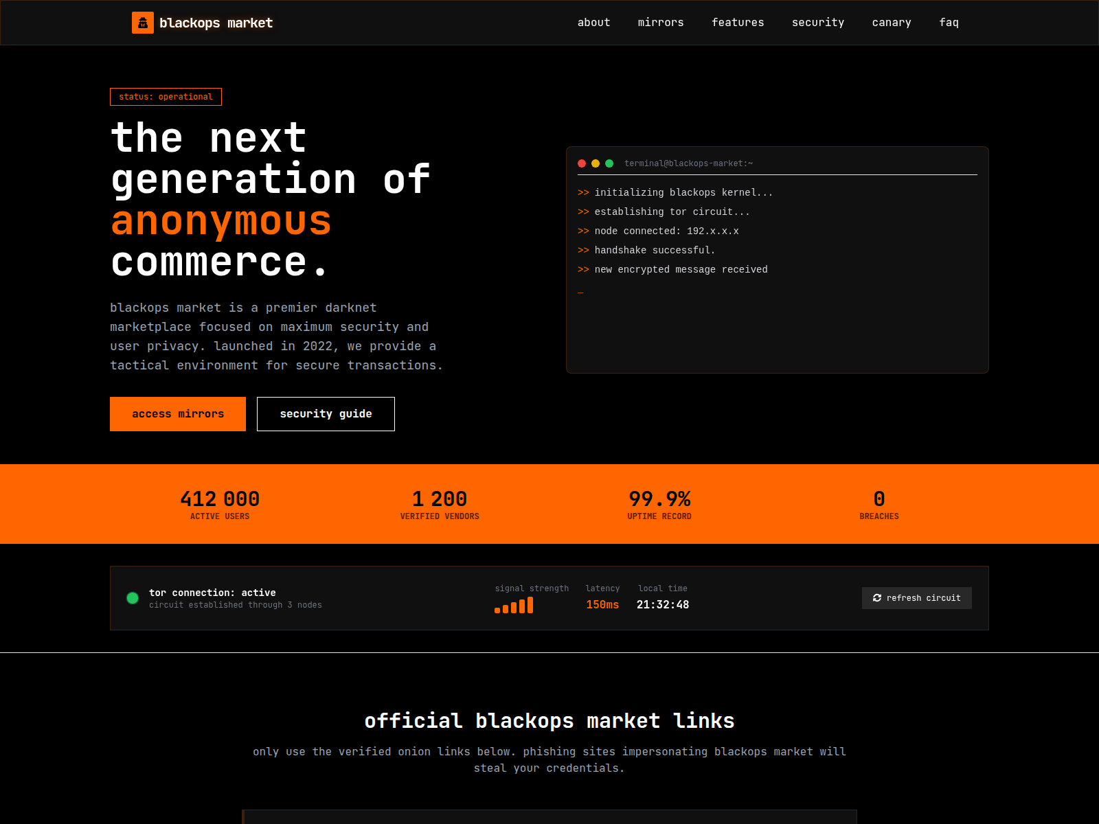 Screenshot of blackops-url.com