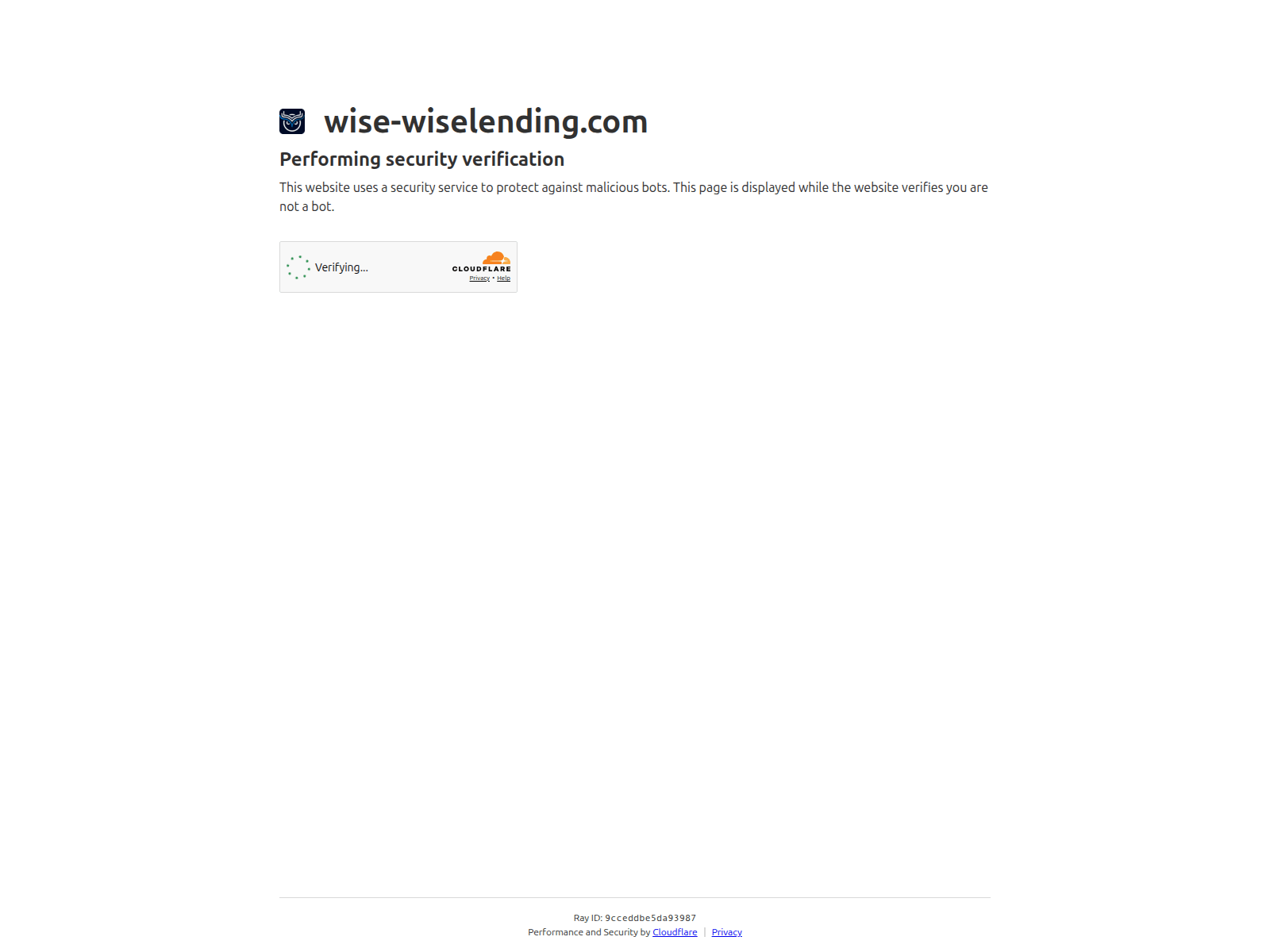 Screenshot of wise-wiselending.com
