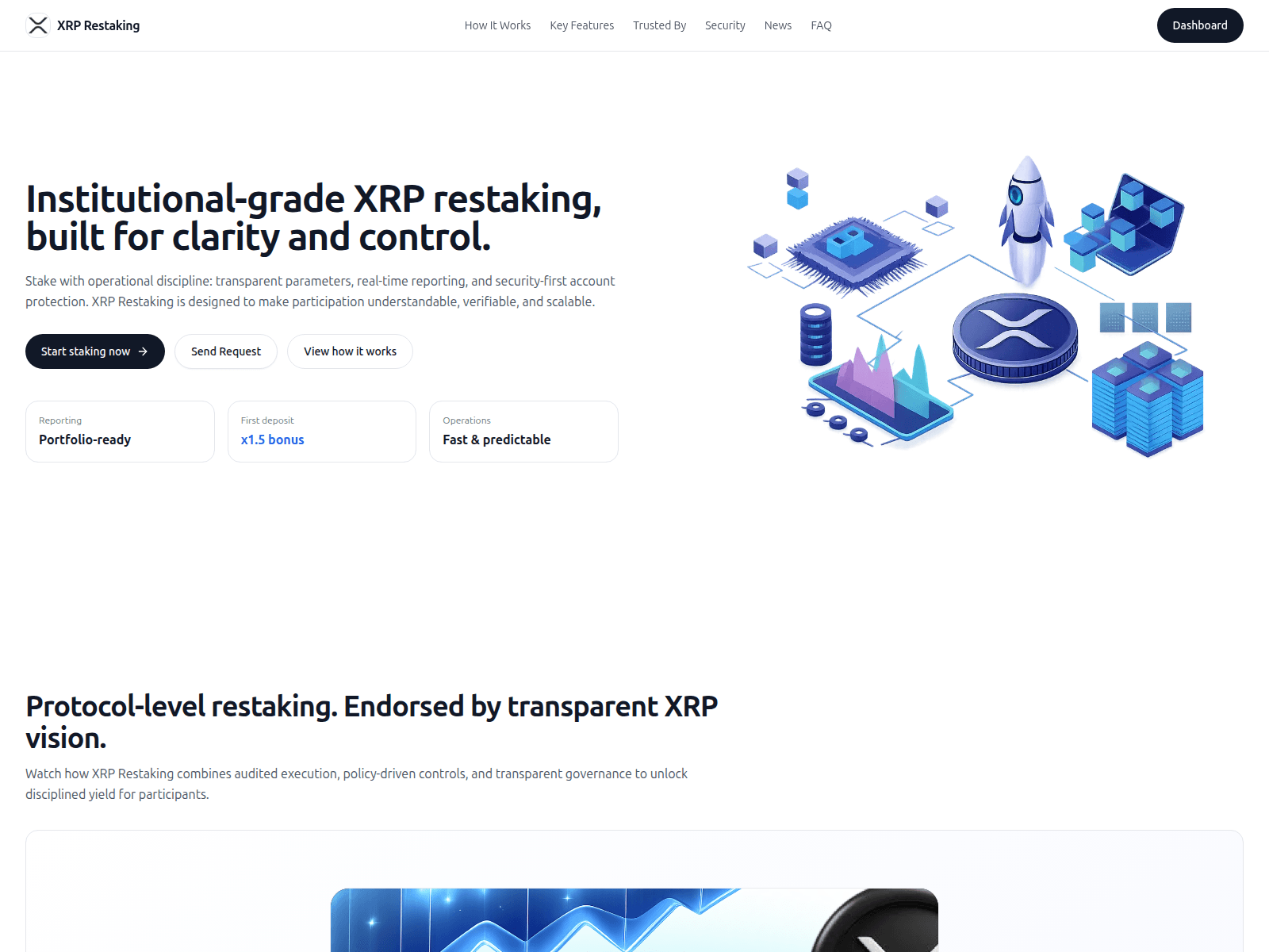 Screenshot of tokenrestaking.com