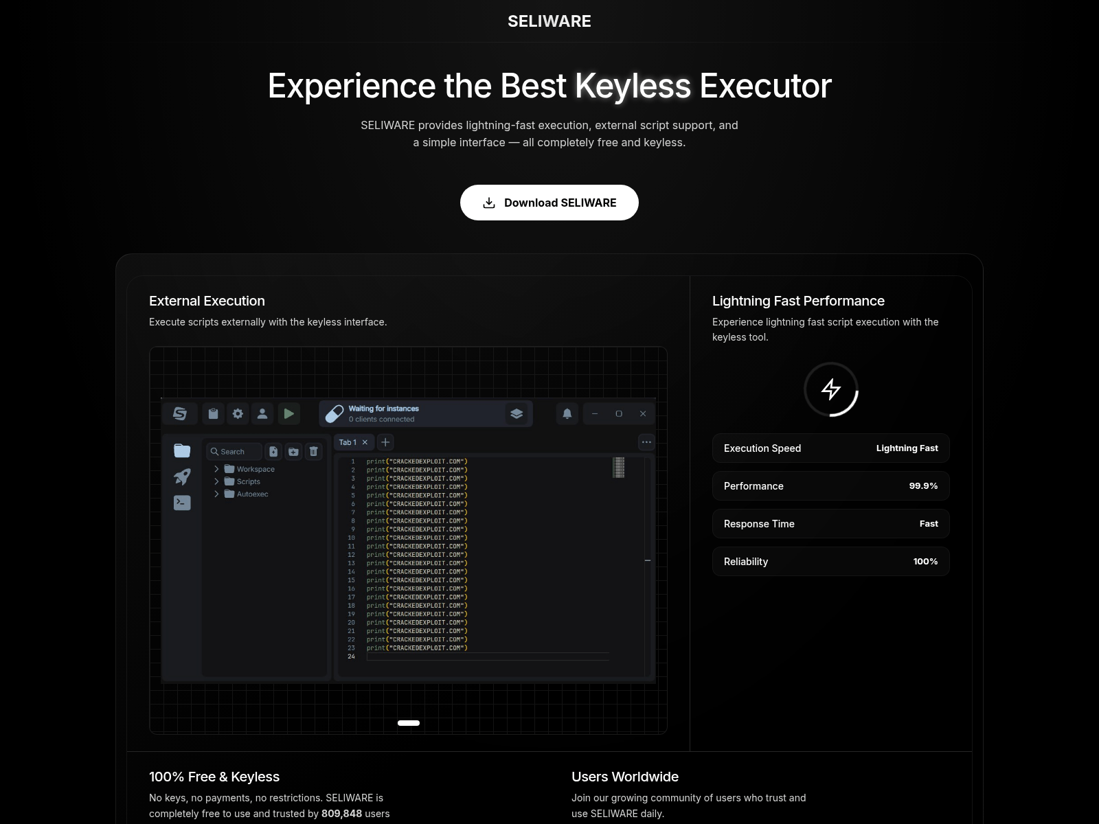 Screenshot of crackedexploit.com